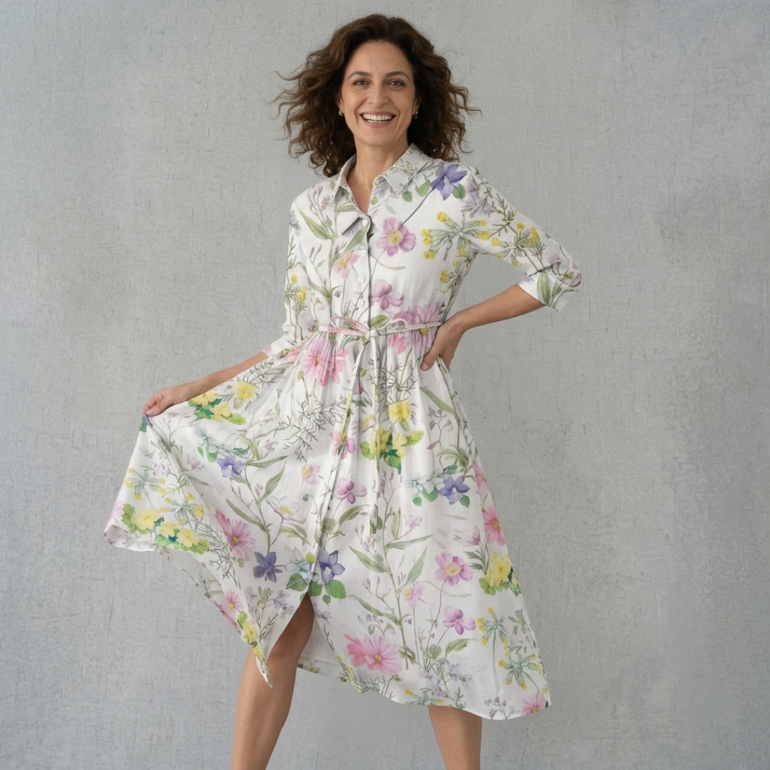 Rosalie | Vestido elegante de flores silvestres