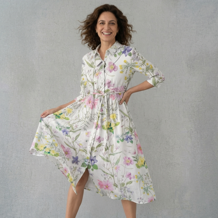 Rosalie | Vestido elegante de flores silvestres