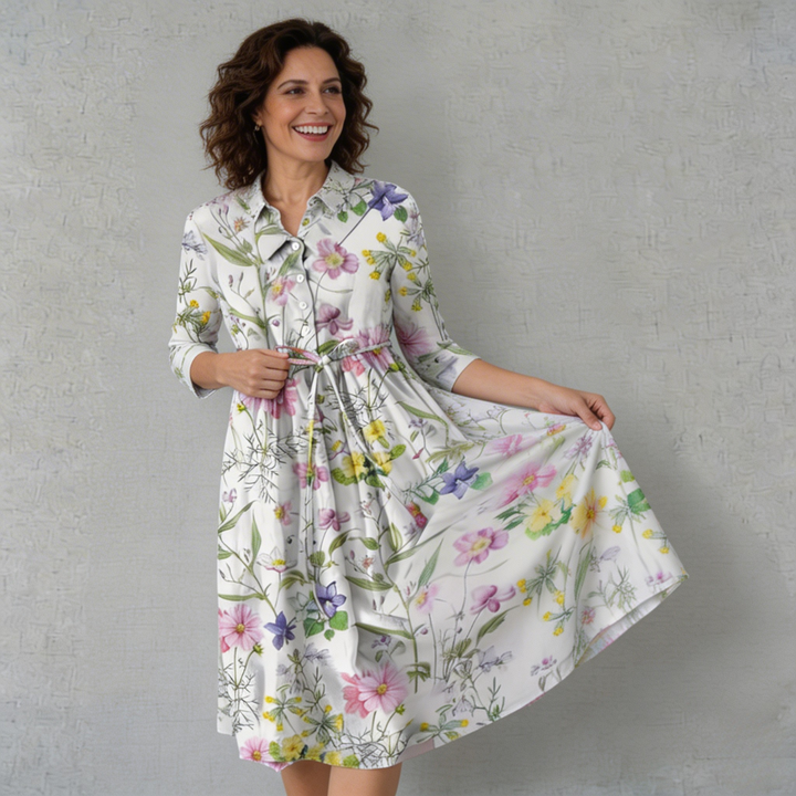 Rosalie | Vestido elegante de flores silvestres