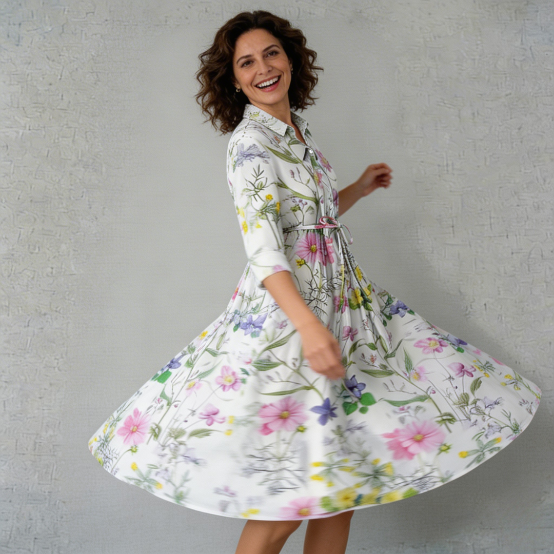 Rosalie | Vestido elegante de flores silvestres
