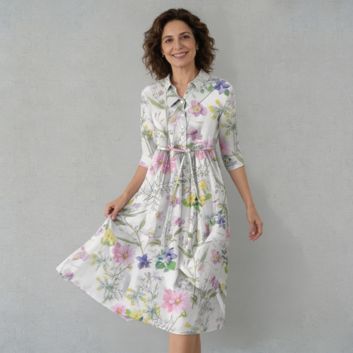 Rosalie | Vestido elegante de flores silvestres