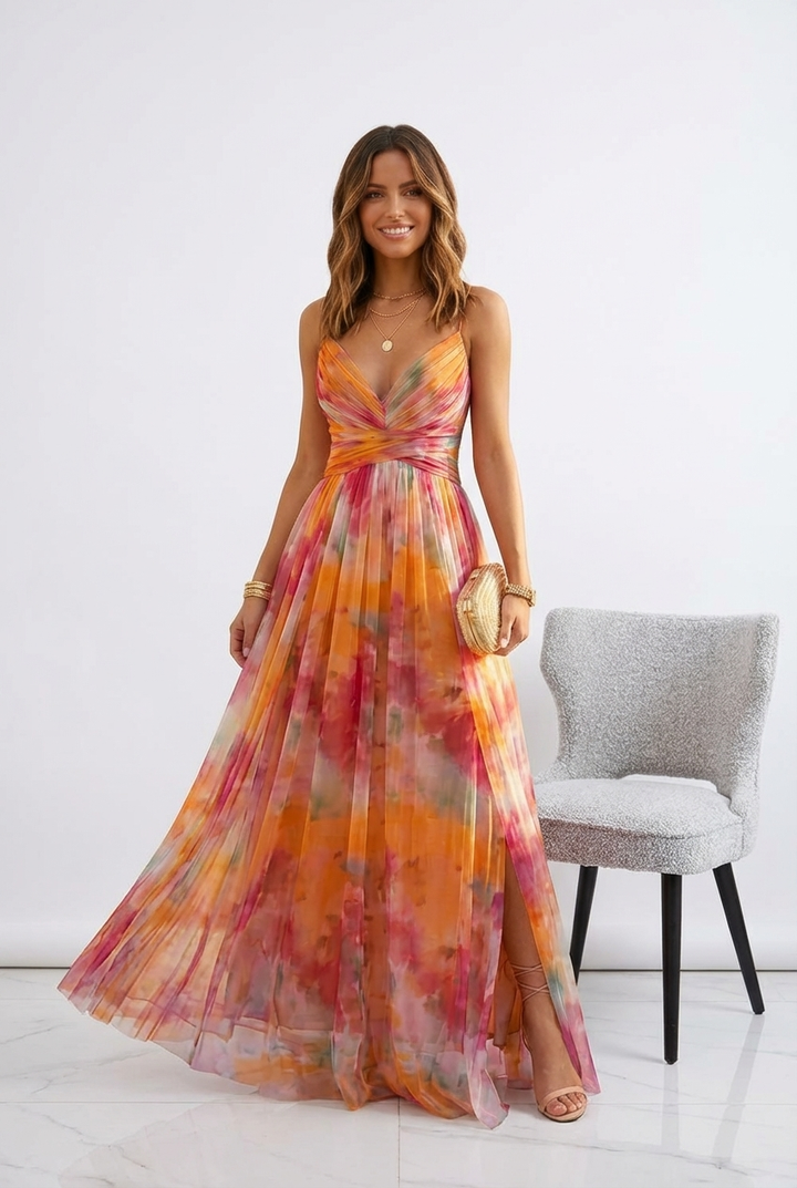 Giselle | Vestido Maxi Atemporal de Estilo Sofisticado