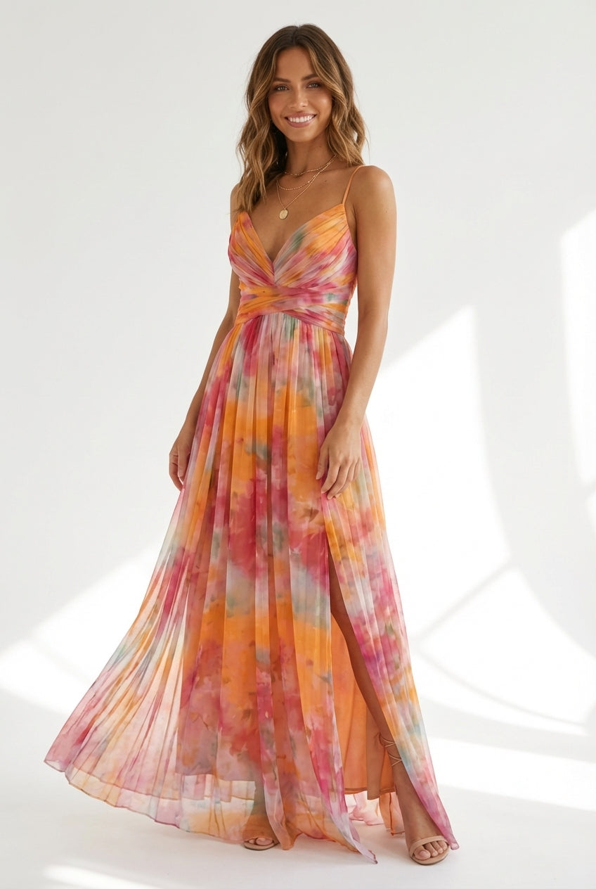 Giselle | Vestido Maxi Atemporal de Estilo Sofisticado