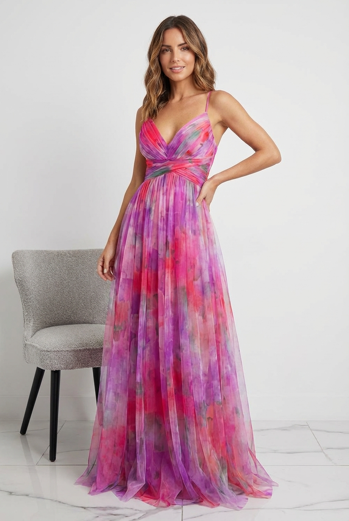 Giselle | Vestido Maxi Atemporal de Estilo Sofisticado