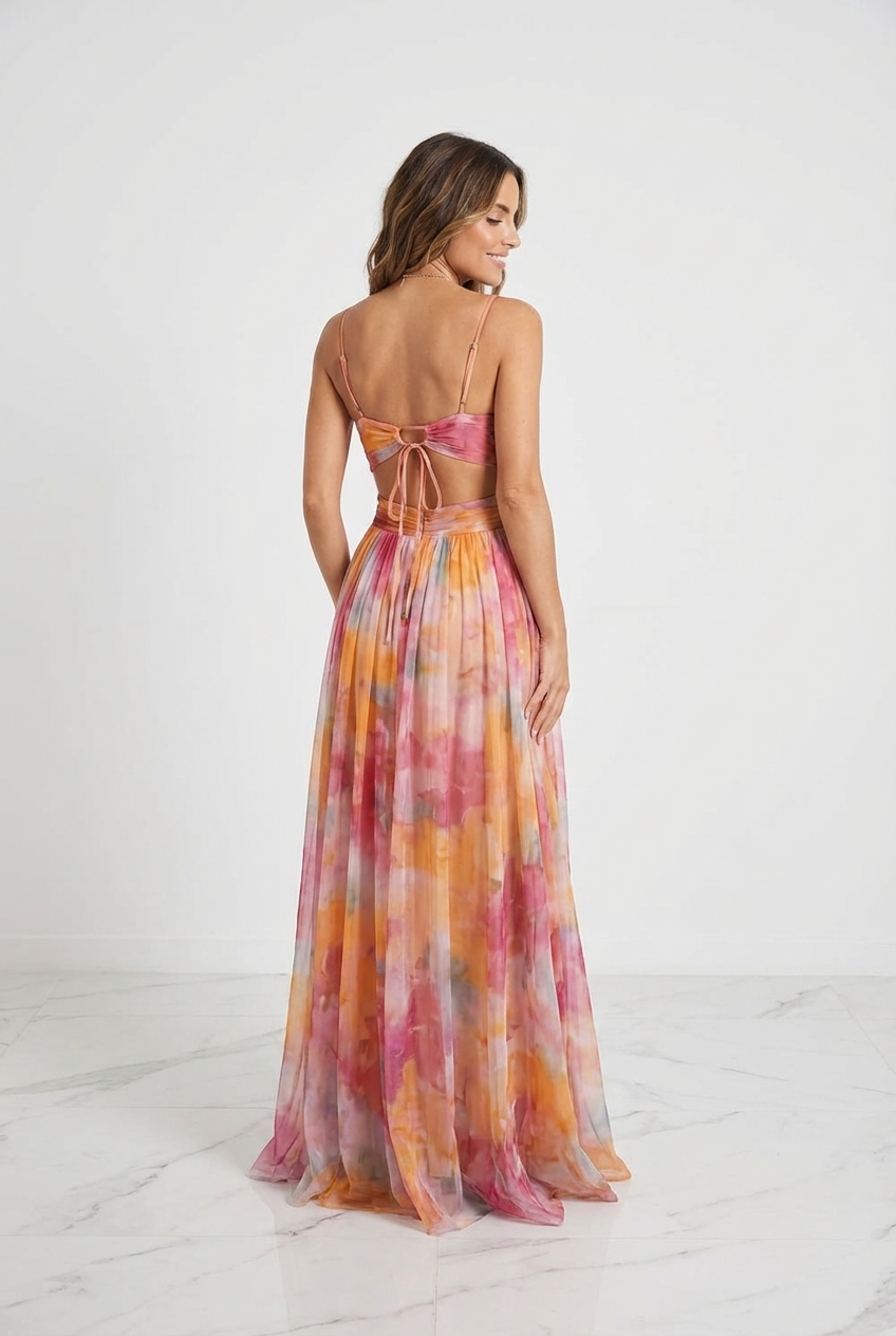 Giselle | Vestido Maxi Atemporal de Estilo Sofisticado