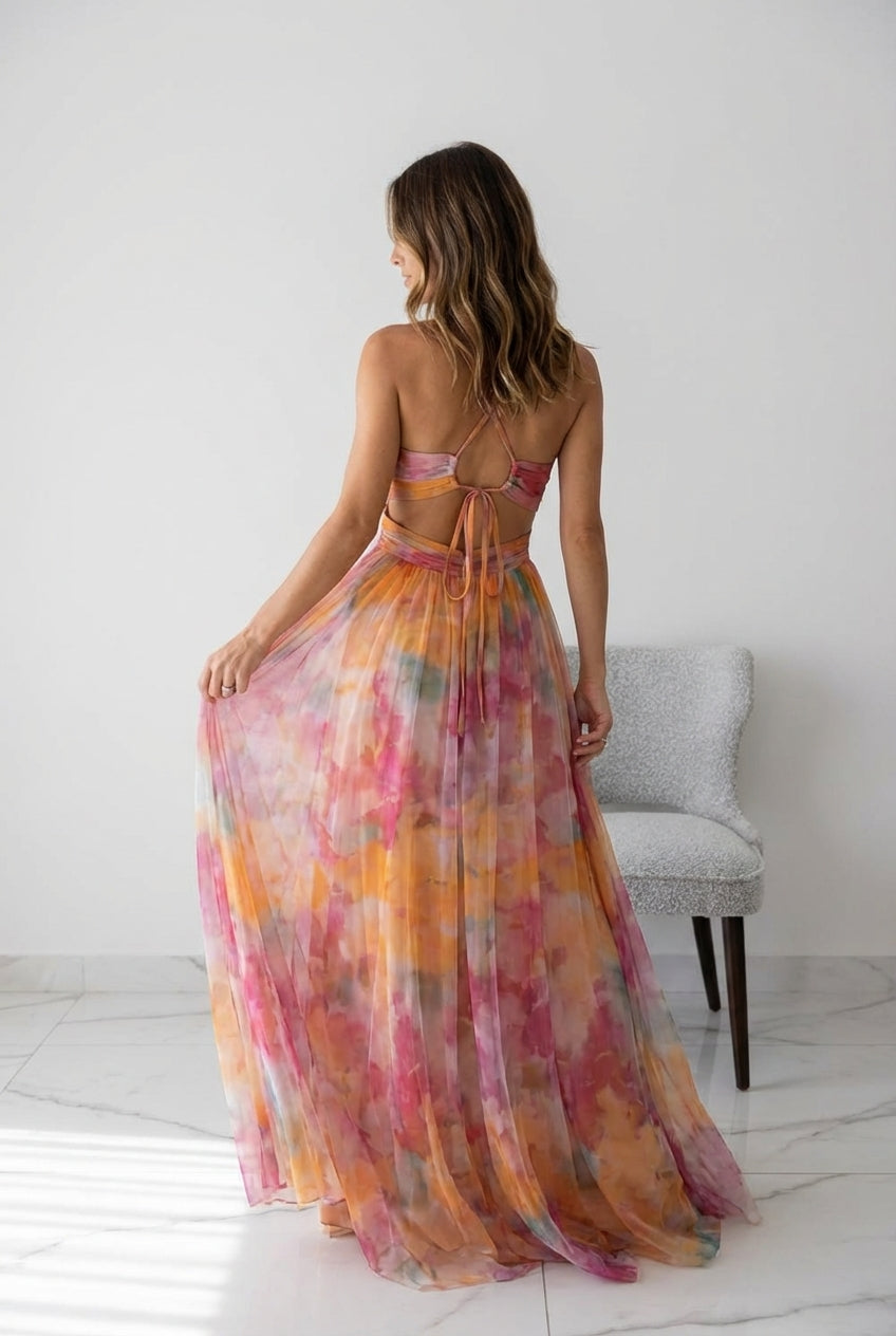 Giselle | Vestido Maxi Atemporal de Estilo Sofisticado