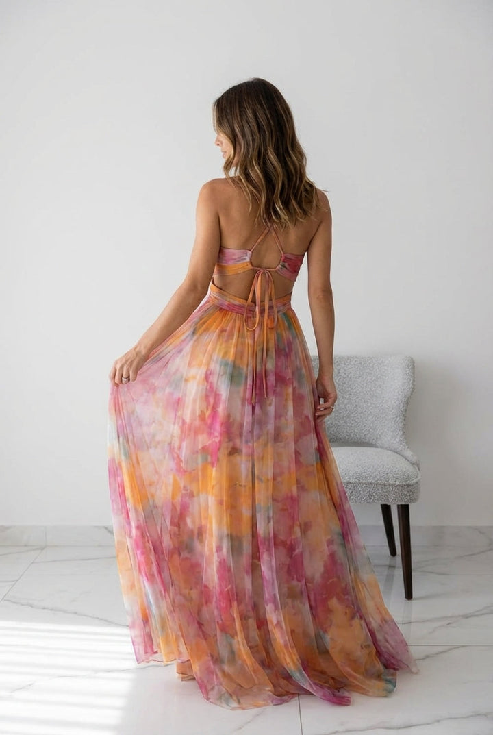 Giselle | Vestido Maxi Atemporal de Estilo Sofisticado