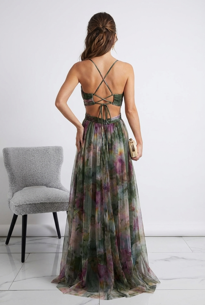 Giselle | Vestido Maxi Atemporal de Estilo Sofisticado