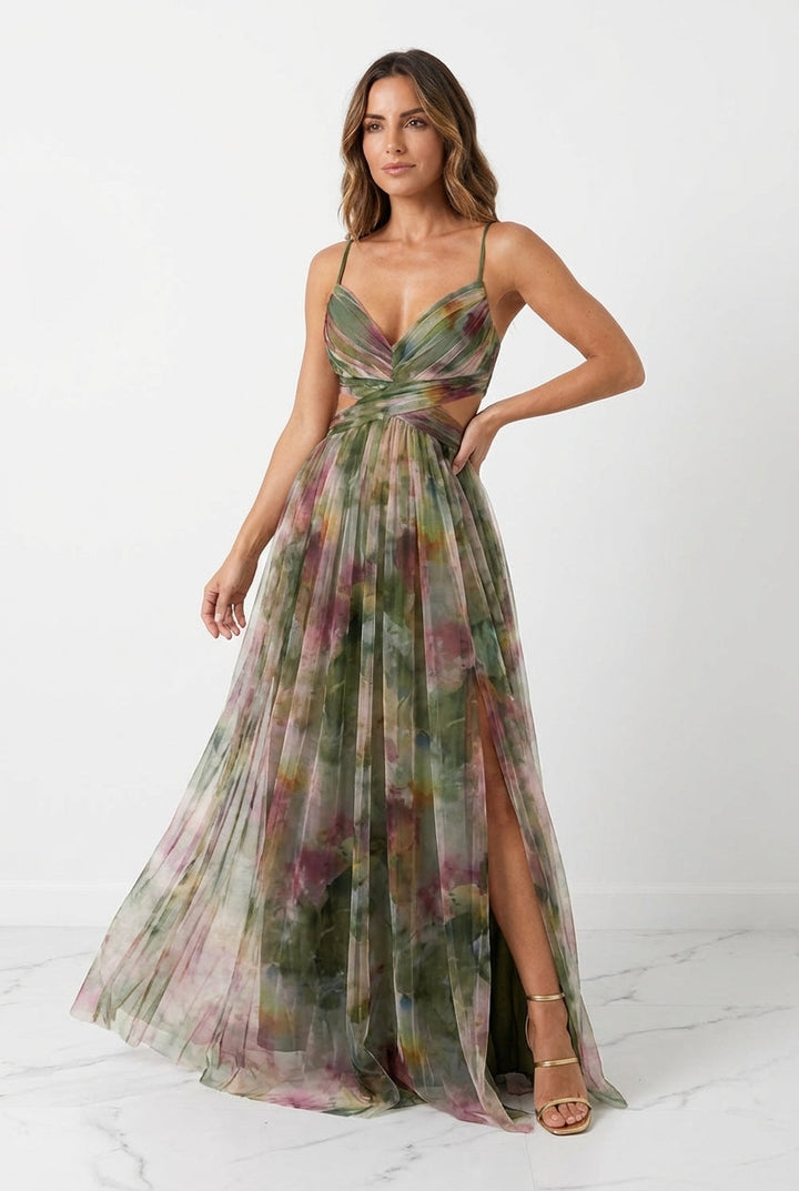 Giselle | Vestido Maxi Atemporal de Estilo Sofisticado