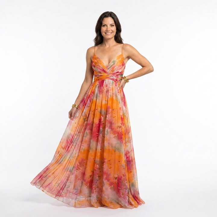 Giselle | Vestido Maxi Atemporal de Estilo Sofisticado