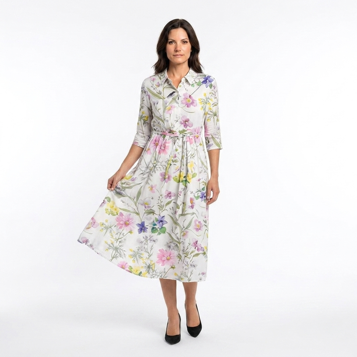 Rosalie | Vestido elegante de flores silvestres