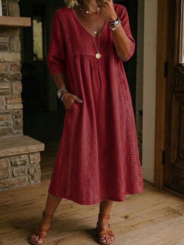 Rosa™ | Vestido de lino ligero