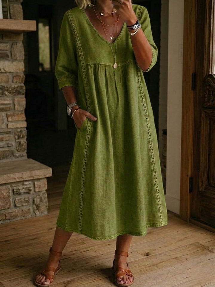 Rosa™ | Vestido de lino ligero